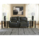 Signature Design by Ashley Glossmore Reclining Leather Match Loveseat with Console PCU1170094C IMAGE 5