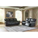  Signature Design by Ashley Glossmore Reclining Leather Match Loveseat with Console PCU1170094C IMAGE 6