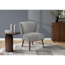  Monarch I 8085 Accent Chair - 33"H / Light Grey Fabric IMAGE 2