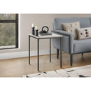  Monarch I 3826 Accent Table - 22"H / Washed Oak / Black Metal IMAGE 2