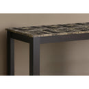  Monarch I 7983S Accent Table - 44"L / Espresso Marble Top IMAGE 2