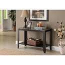  Monarch I 7983S Accent Table - 44"L / Espresso Marble Top IMAGE 3