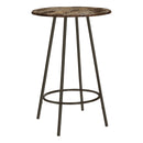  Monarch I 2310 Home Bar - 30"Dia / Espresso Marble / Coffee Metal IMAGE 1