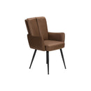  Monarch I 1149 Dining Chair - 2Pcs / 36"H / Light Brown Leather-Look IMAGE 1