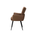  Monarch I 1149 Dining Chair - 2Pcs / 36"H / Light Brown Leather-Look IMAGE 2