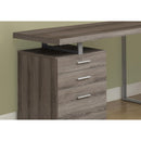  Monarch I 7326 Computer Desk - 48"L / Dark Taupe Left Or Right Facing IMAGE 3