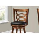  Monarch I 1251 Barstool - 2Pcs / 42"H / Swivel / Dark Oak Bar Height IMAGE 2