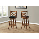  Monarch I 1251 Barstool - 2Pcs / 42"H / Swivel / Dark Oak Bar Height IMAGE 3