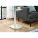  Monarch I 3017 Accent Table - White Bentwood With Tempered Glass IMAGE 3