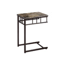  Monarch I 3043 Accent Table - Espresso Marble / Bronze Metal IMAGE 1