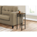  Monarch I 3044 Accent Table - Espresso Marble / Bronze Metal IMAGE 4