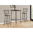  Monarch I 2315 Home Bar - 24"X 36"  / Espresso Marble / Metal IMAGE 2