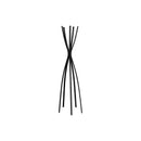  Monarch I 2017 Coat Rack - 72"H / Satin Black Metal Contemporary Style IMAGE 1
