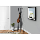  Monarch I 2017 Coat Rack - 72"H / Satin Black Metal Contemporary Style IMAGE 3
