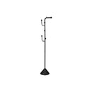  Monarch I 2021 Coat Rack - 66"H / Satin Black Metal Contemporary Style IMAGE 1