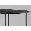  Monarch I 2325 Home Bar - 24"X 36" / Grey Marble / Charcoal Metal IMAGE 2