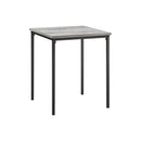  Monarch I 3828 Accent Table - 22"H / Grey / Black Metal IMAGE 1