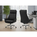  Monarch I 7253 Office Chair - Black Leather-Look / High Back Executive IMAGE 2