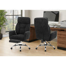  Monarch I 7273 Office Chair - Black Fabric / High Back Executive IMAGE 3