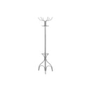  Monarch I 2032 Coat Rack - 70"H / Silver Metal With An Umbrella Holder IMAGE 1