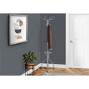  Monarch I 2032 Coat Rack - 70"H / Silver Metal With An Umbrella Holder IMAGE 3