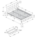  Monarch Queen Upholstered Platform Bed with Storage I 5901Q IMAGE 3