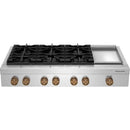  KitchenAid 48-inch Gas Rangetop with Electric Griddle KCGK948TSS IMAGE 8