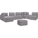  Signature Design by Ashley® Modmax 92104U6 6 pc Sectional with Chaise and Ottoman - Granite IMAGE 1