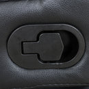  Primo International Heritage Swivel Glider Leather Match Chair Colton 74985 Swivel Glider Recliner - Black IMAGE 9