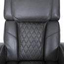  Primo International Heritage Swivel Glider Leather Match Chair Colton 74986 Swivel Glider Recliner - Charcoal IMAGE 7