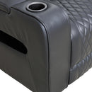  Primo International Heritage Power Leather Match Recliner Colton 73881 Power Recliner - Black IMAGE 8