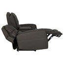  Primo International Odessa Power Reclining Leather Match Loveseat with Console Odessa 76743 Power Reclining Loveseat IMAGE 4