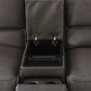  Primo International Odessa Power Reclining Leather Match Loveseat with Console Odessa 76743 Power Reclining Loveseat IMAGE 5