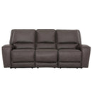  Primo International Heritage Power Reclining Leather Match Sofa Odessa 76740 Power Reclining Sofa IMAGE 3