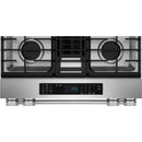  KitchenAid 30-inch Dual-Fuel Range with Downdraft Ventilation KSDV730TPS IMAGE 7