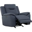  Primo International Charell Power Rocker Leather Look Recliner 72022 IMAGE 2