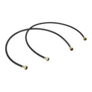  Whirlpool 4' Black Washer Inlet Hoses 1050 PSI - 2 Pack Laundry Accessory 8212546RP IMAGE 1