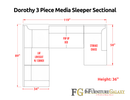 Dorothy 3 PC Storage Media Sleeper