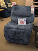 ARMLESS SWIVEL RECLINER (BLUE)