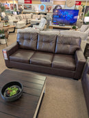 SANTORINE LEATHER SOFA & LOVESEAT SET