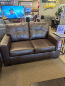 SANTORINE LEATHER SOFA & LOVESEAT SET