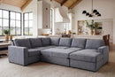 Primo International Tadley Fabric Sleeper Sectional Tadley 3 pc Sleeper Sectional
