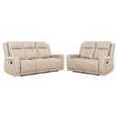 Primo International Igor Reclining Sofa & Loveseat Set - Jaxxon Taupe