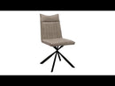 Monarch I 1216 Dining Chair - Taupe/Black EXTERNAL_VIDEO 1