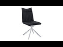 Monarch I 1213 Dining Chair - Black/Chrome EXTERNAL_VIDEO 1