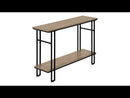 Monarch I 3577 Hall Table - Taupe/Black EXTERNAL_VIDEO 1