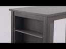  Signature Design by Ashley Caitbrook Counter Height Dining Table with Trestle Base D388-13 EXTERNAL_VIDEO 1